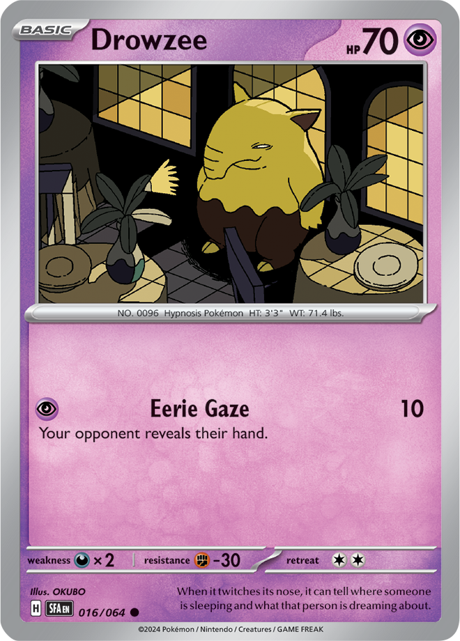 016/064 Drowzee Common Shrouded Fable