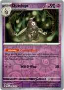 036/131 Dusclops Common Reverse Holo Prismatic Evolutions