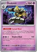 037/131 Dusknoir Holo Rare Prismatic Evolutions