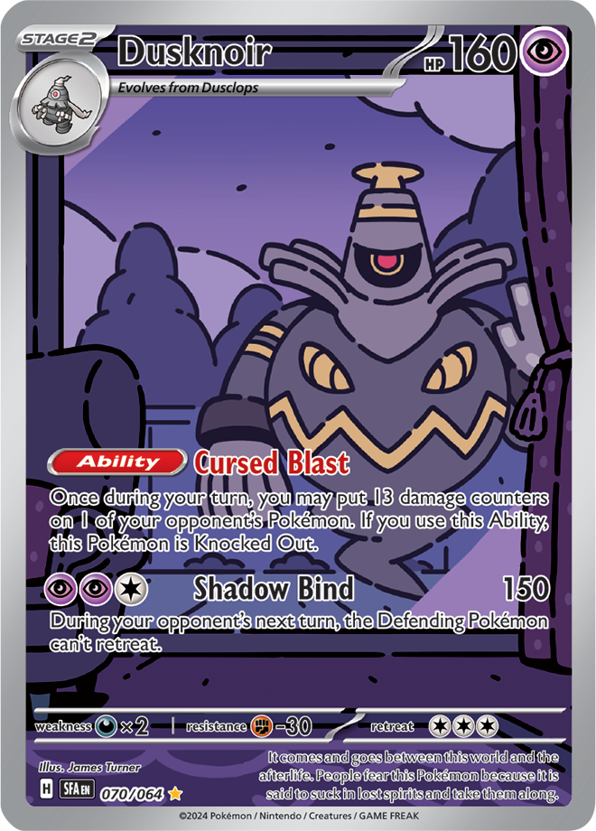 070/064 Dusknoir Illustration Rare Shrouded Fable