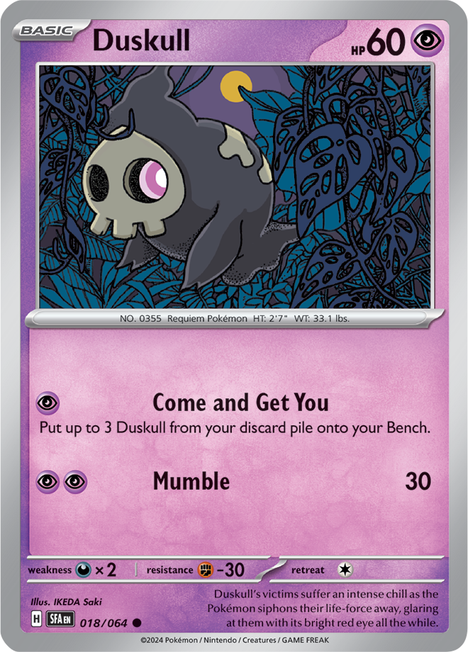 018/064 Duskull Common Shrouded Fable