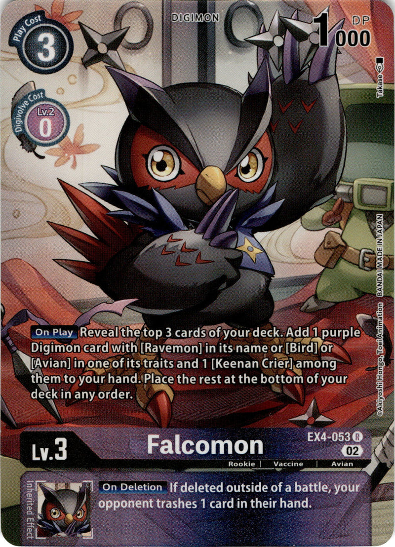 EX04-053 Falcomon Rare Alternate Art