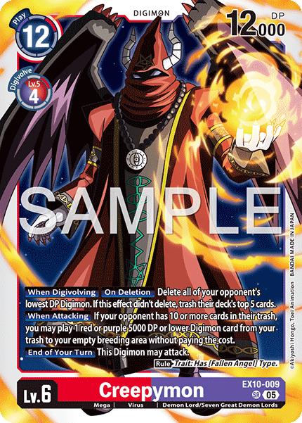 EX10-009 Creepymon Super Rare