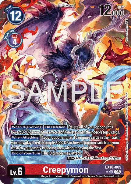 EX10-009 Creepymon Super Rare (Alternate Art)