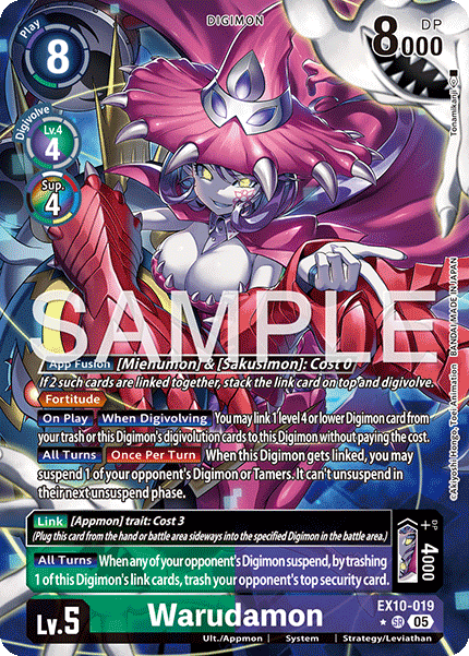 EX10-019 Warudamon Super Rare (Alternate Art)
