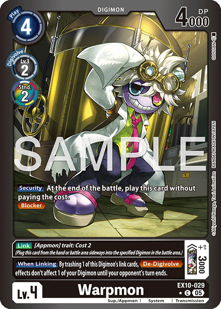 EX10-029 Warpmon Common (Limited Foil)