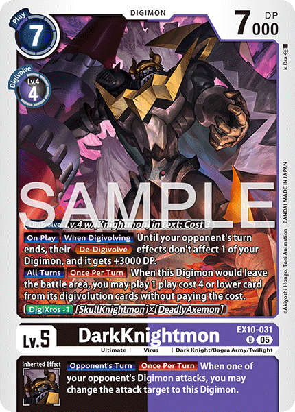 EX10-031 DarkKnightmon Uncommon
