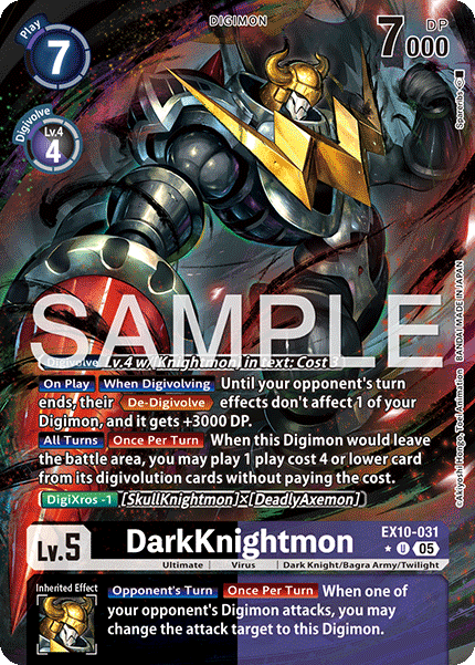 EX10-031 DarkKnightmon Uncommon (Alternate Art)