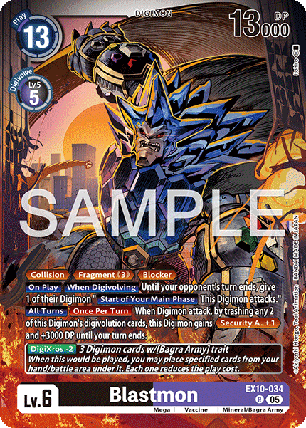 EX10-034 Blastmon Rare