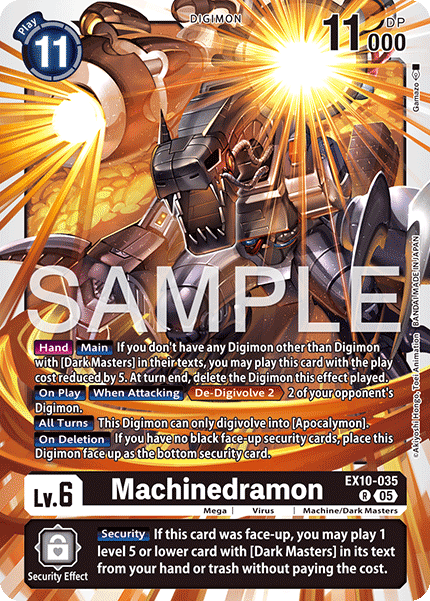 EX10-035 Machinedramon Rare