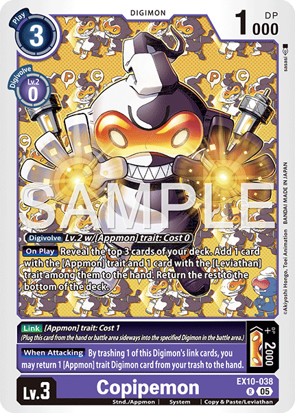 EX10-038 Copipemon Rare