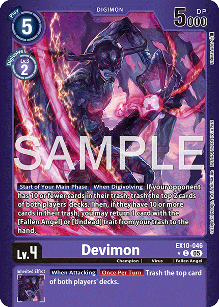 EX10-046 Devimon Common (Limited Foil)
