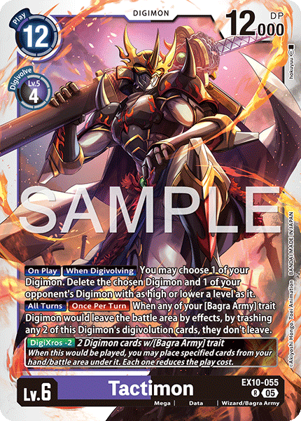 EX10-055 Tactimon Rare