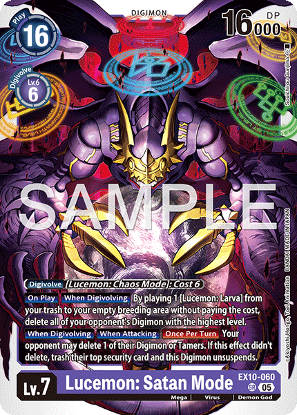 EX10-060 Lucemon: Satan Mode Super Rare