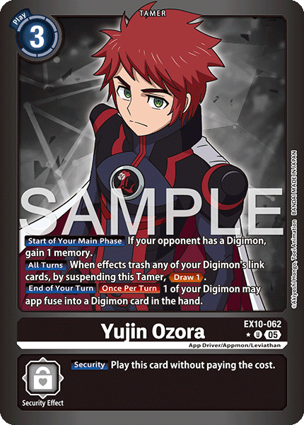 EX10-062 Yujin Ozora Uncommon (Limited Foil)