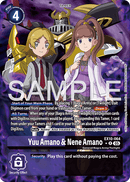 EX10-064 Yuu Amano & Nene Amano Rare (Alternate Art)