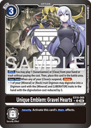 EX10-069 Unique Emblem: Gravel Hearts Uncommon (Limited Foil)