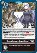 EX10-069 Unique Emblem: Gravel Hearts Uncommon