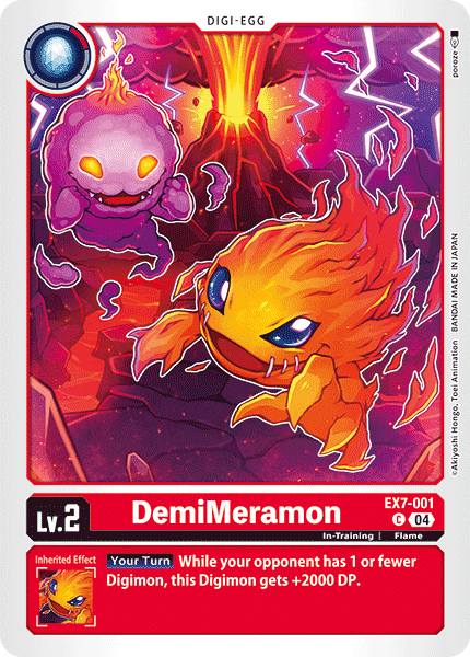 EX7-001 DemiMeramon Common