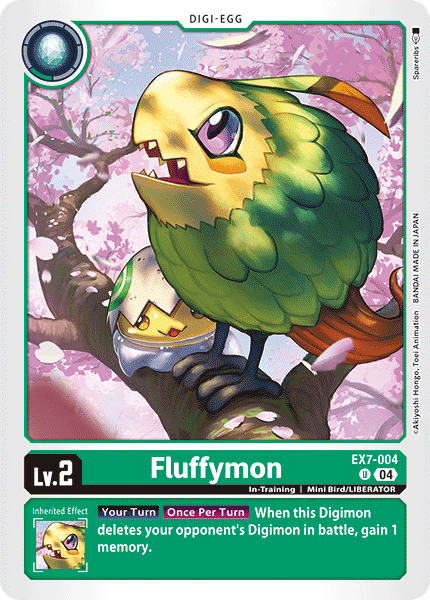 EX7-004 Fluffymon Uncommon