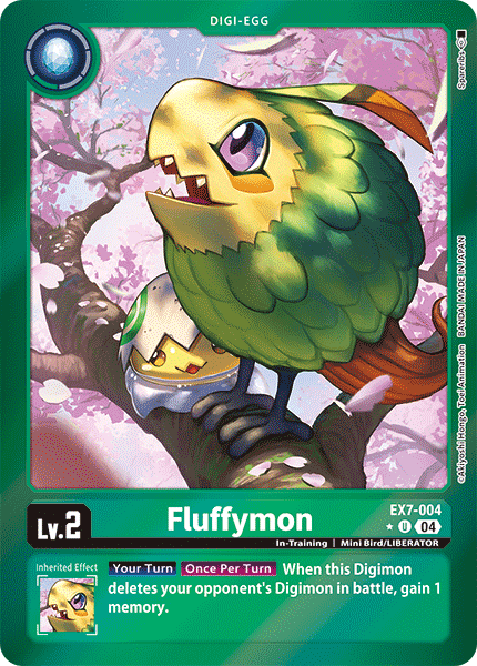 EX7-004 Fluffymon Limited Foil Uncommon