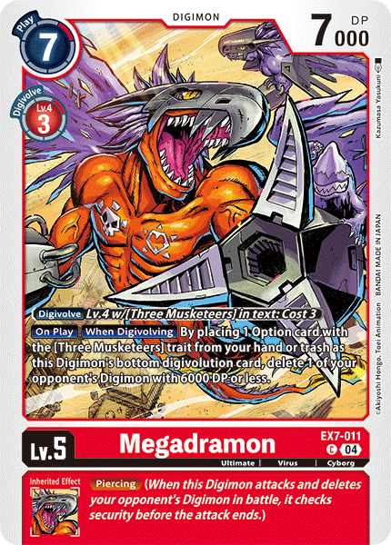 EX7-011 Megadramon Common