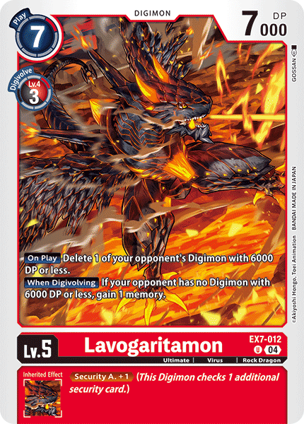 EX7-012 Lavogaritamon Uncommon