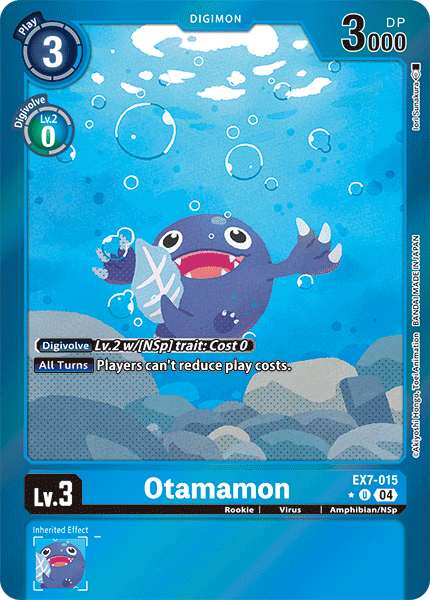 EX7-015 Otamamon Limited Foil Uncommon