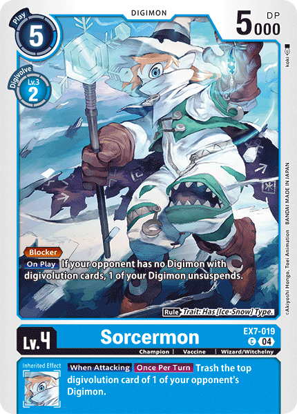 EX7-019 Sorcermon Common