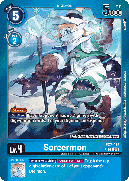 EX7-019 Sorcermon Limited Foil Common