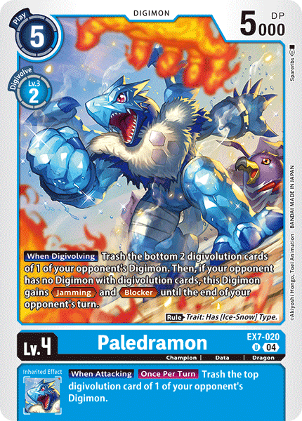 EX7-020 Paledramon Uncommon