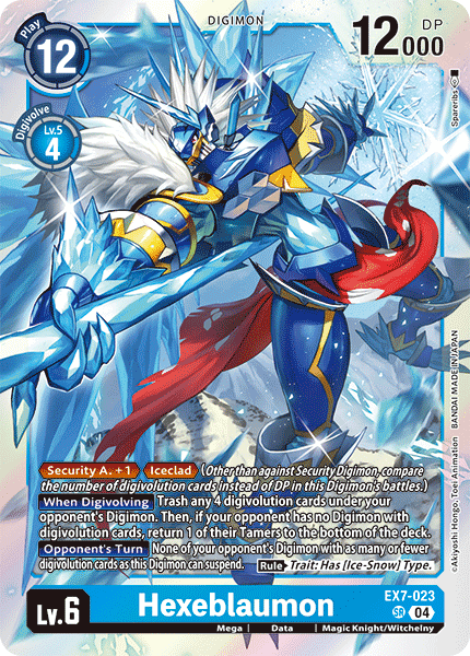 EX7-023 Hexeblaumon Super Rare