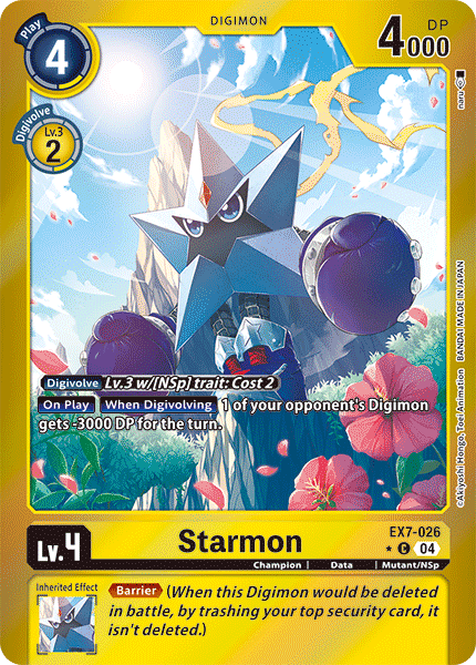 EX7-026 Starmon Limited Foil Common