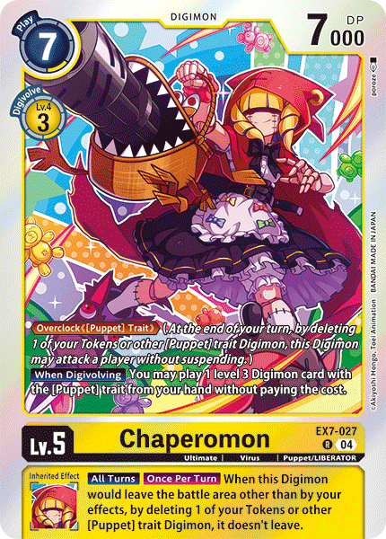 EX7-027 Chaperomon Rare