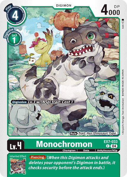 EX7-033 Monochromon Common