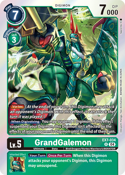 EX7-034 GrandGalemon Rare