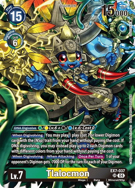 EX7-037 Tlalocmon Super Rare