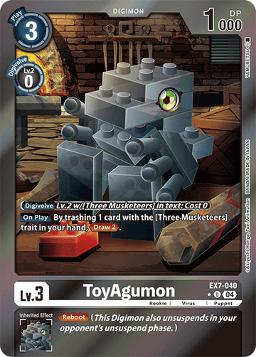 EX7-040 ToyAgumon Limited Uncommon