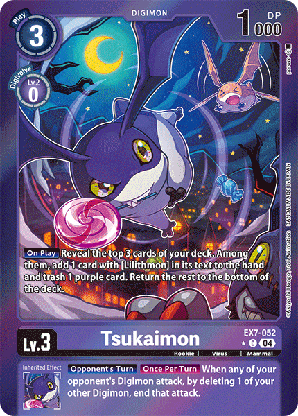 EX7-052 Tsukaimon Limited Foil Common