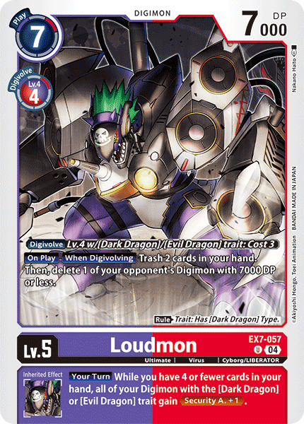 EX7-057 Loudmon Uncommon