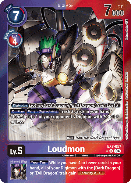 EX7-057 Loudmon Limited Foil Uncommon