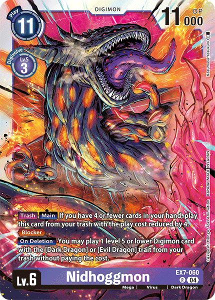 EX7-060 Nidhoggmon Rare