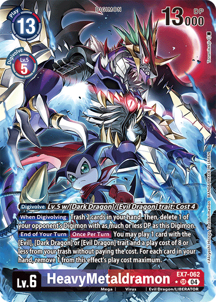 EX7-062 HeavyMetaldramon Alternative Art