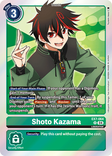 EX7-064 Shoto Kazama Rare