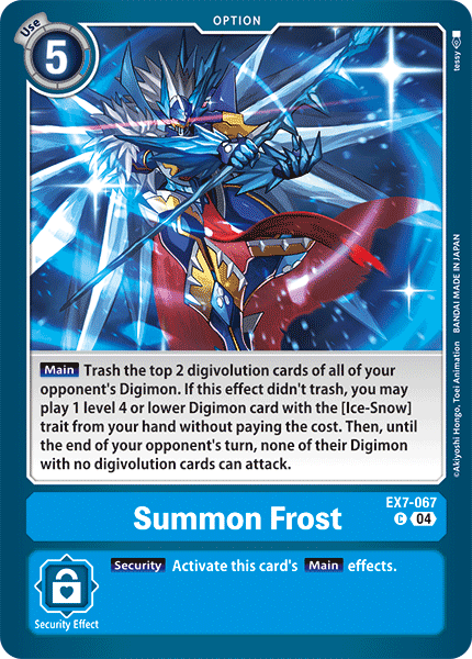 EX7-067 Summon Frost Common