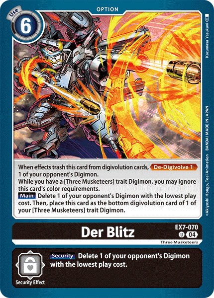 EX7-070 Der Blitz Uncommon