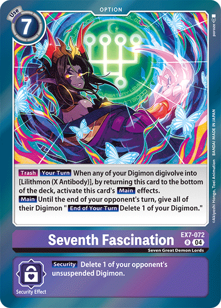 EX7-072 Seventh Fascination Rare