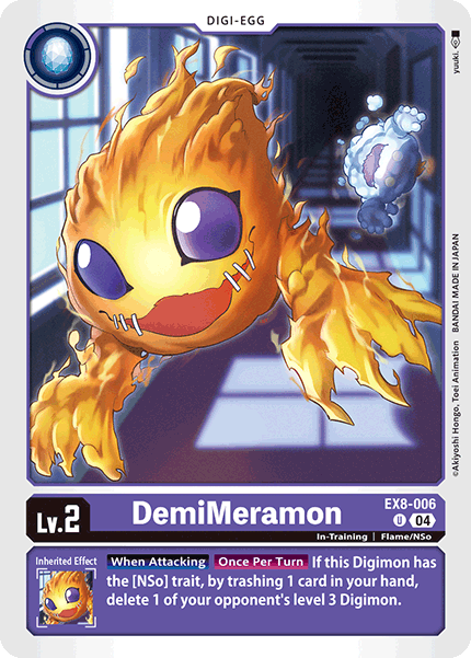 EX8-006 DemiMeramon Uncommon