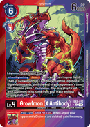 EX8-012 Growlmon (X Antibody) Limited Foil Common
