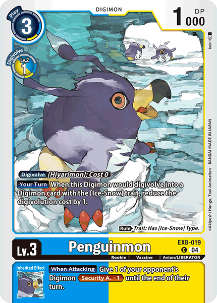 EX8-019 Penguinmon Common